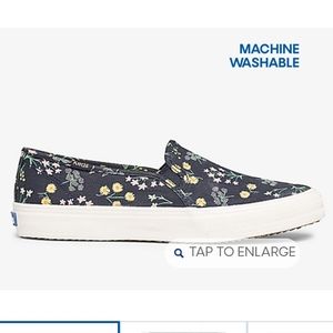 Keds slip on's, sz 7.5. Petite fleurs from rifle paper